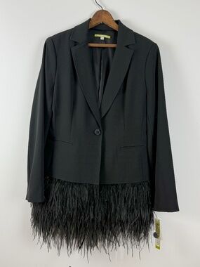 Gianni Bini Feathered Blazer, size 10